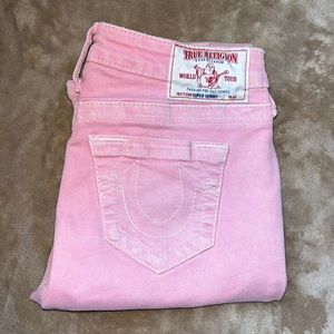 True religion pink women’s jeans size 26